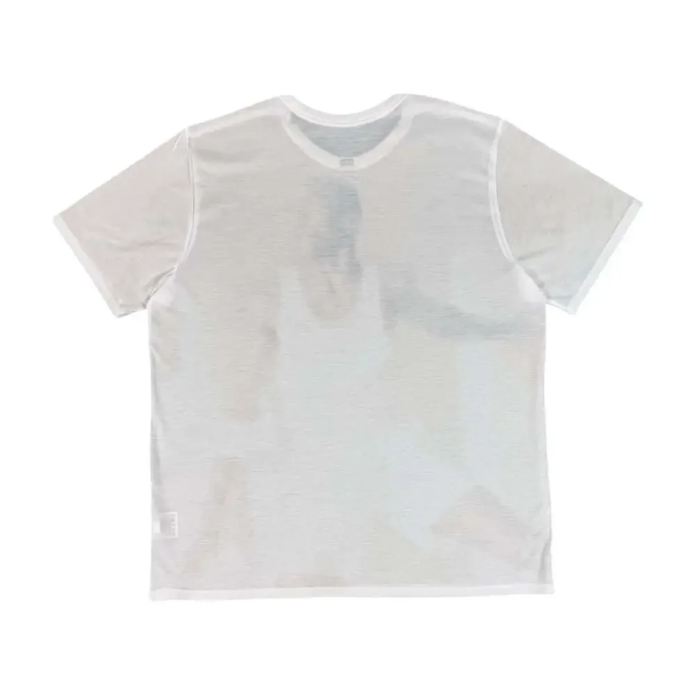 Jordan NBA Basketball Graphic All-Over Print Shirt White/Tan Size XXL